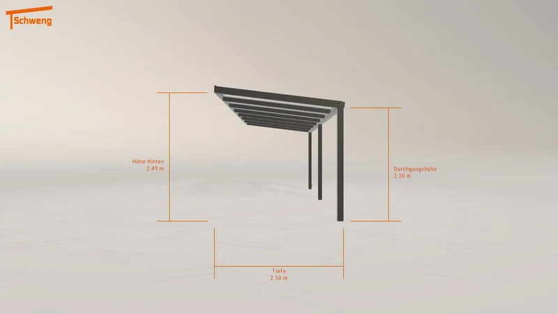 #DE Schweng Terrassenüberdachung S350 (ID v4j5k3)