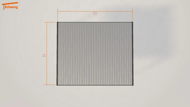 #DE Schweng Flachdachcarport C600+ (ID bkq9n5)