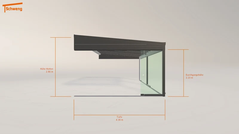 #DE Schweng Terrassenüberdachung S400 (ID jjp95b)