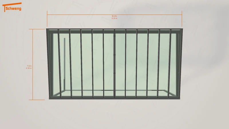 #DE Schweng Terrassenüberdachung S400 (ID jjp95b)
