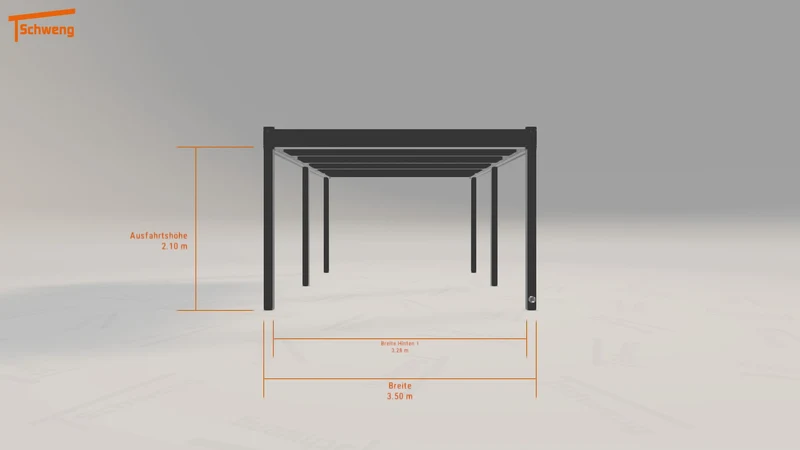 #DE Schweng Flachdachcarport C600 (ID ygynp7) #MTG