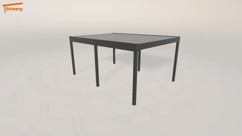 #DE Schweng Flachdachcarport C600 (ID 9wypmp)