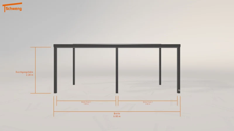 #DE Schweng Terrassenüberdachung S400 (ID mjp9wz)
