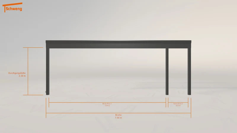#DE Schweng Pultdachcarport S400 (ID n5dywg)