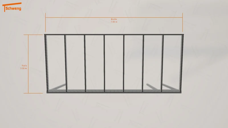 #DE Schweng Pultdachcarport S400 (ID n5dywg)