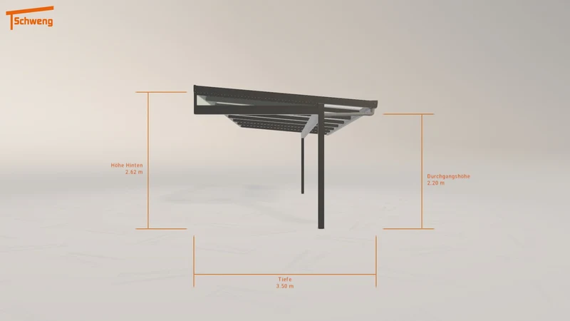 #DE Schweng Terrassenüberdachung S400 (ID mjp9mz)