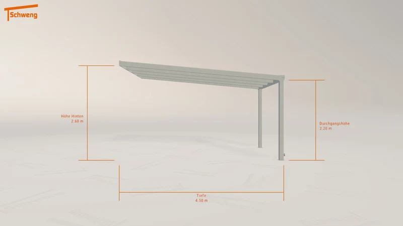 #AT Schweng Terrassenüberdachung S400 (ID qdyzdw)