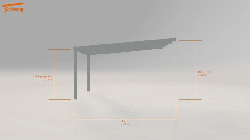 #AT Schweng Terrassenüberdachung S400 (ID qdyzdw)