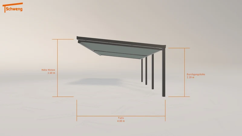 #DE Schweng Terrassenüberdachung S400 (ID 42xp2g)