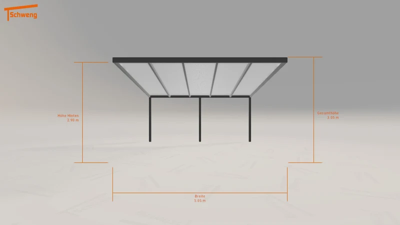 #AT Schweng Pultdachcarport S400 (ID mjpxj4)