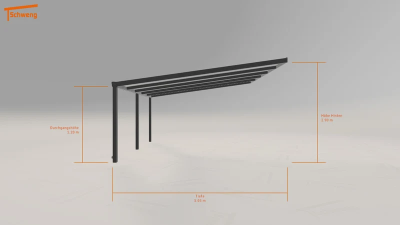 #AT Schweng Pultdachcarport S400 (ID mjpxj4)