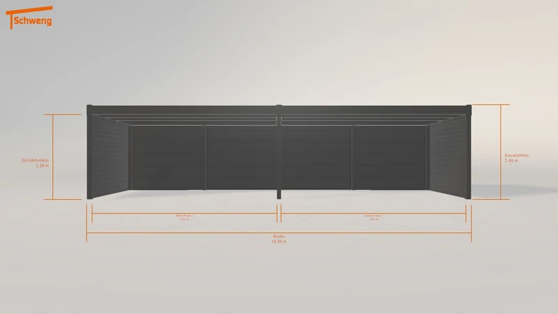 #DE Schweng Flachdachcarport C600+ (ID n5ddxg) #MTG
