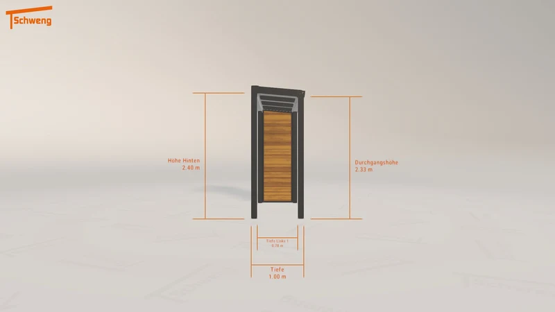#DE Schweng Terrassenüberdachung S350 (ID v4jr8q)