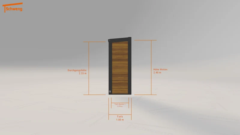 #DE Schweng Terrassenüberdachung S350 (ID v4jr8q)