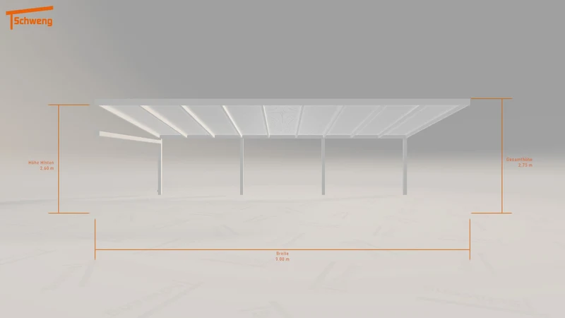 #DE Schweng Pultdachcarport S400 (ID pb9jkb) #MTG