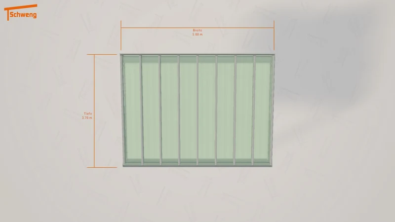 #DE Schweng Terrassenüberdachung S400 (ID ygyn57)