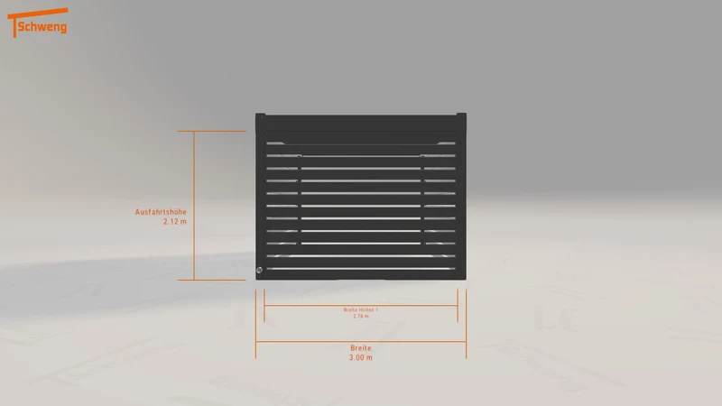 #DE Schweng Flachdachcarport C600 (ID mjppp5)