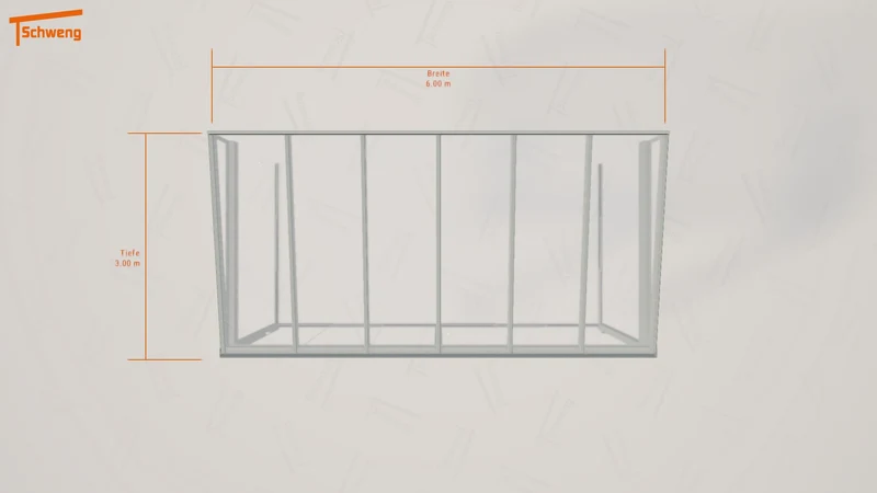 #DE Schweng Terrassenüberdachung S400 (ID 42xx5m)
