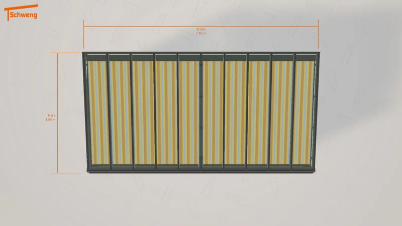 #DE Schweng Terrassenüberdachung S400 (ID 42x72m) #MTG