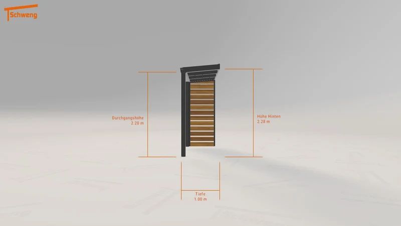 #DE Schweng Terrassenüberdachung S350 (ID pb9pnk)