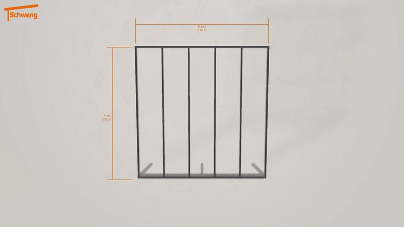 #AT Schweng Pultdachcarport S400 (ID pb9wx7)