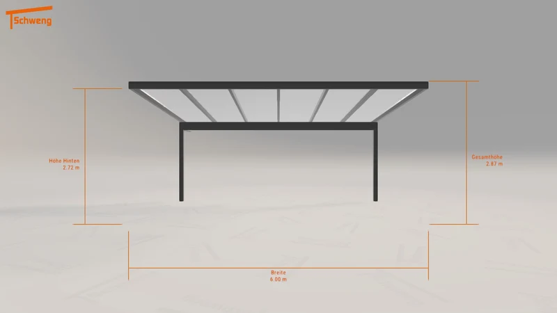 #DE Schweng Terrassenüberdachung S400 (ID jjpyqn)