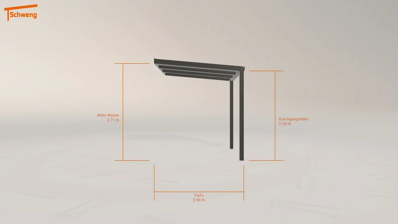 #DE Schweng Terrassenüberdachung S350 (ID 9wypqp)