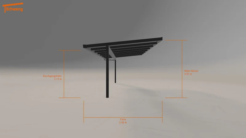 #DE Schweng Terrassenüberdachung S400 (ID 77wmrp)