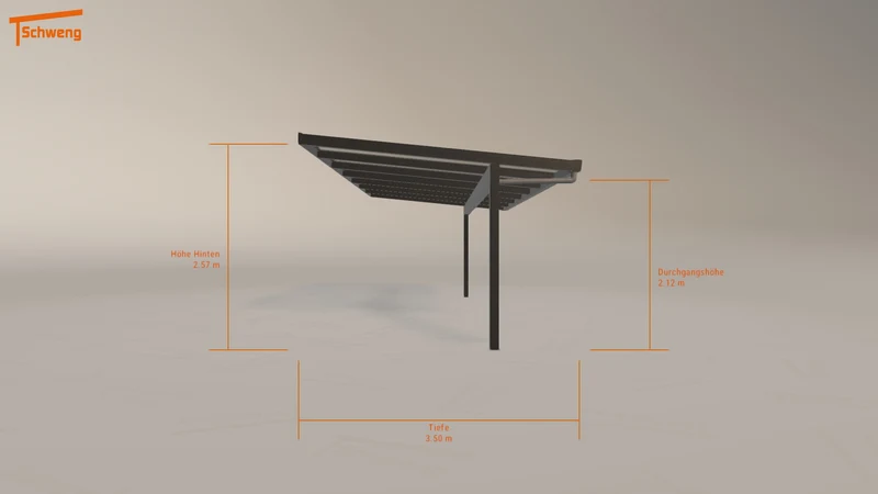 #DE Schweng Terrassenüberdachung S400 (ID 5m8wk3)