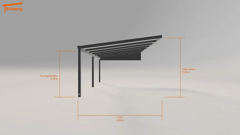 #AT Schweng Pultdachcarport S400 (ID 42xj8m) #MTG