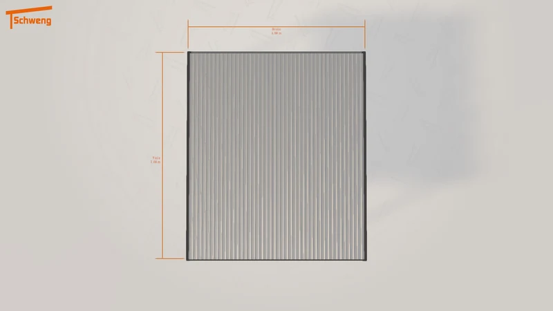 #DE Schweng Flachdachcarport C600+ (ID n5dxj4)