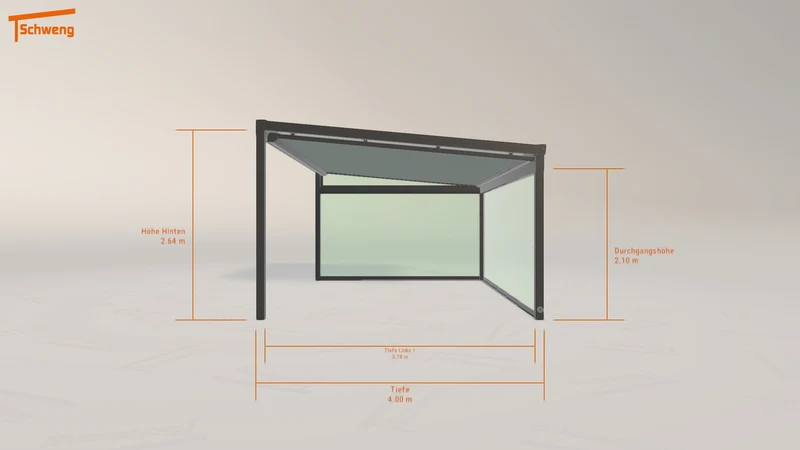#DE Schweng Terrassenüberdachung S400 (ID bkqqd7)