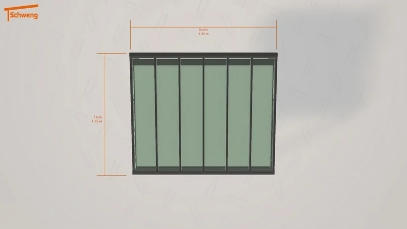 #DE Schweng Terrassenüberdachung S400 (ID bkqqd7)