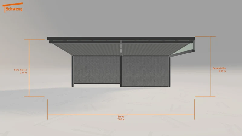 #DE Schweng Terrassenüberdachung S350 (ID 2q587j)
