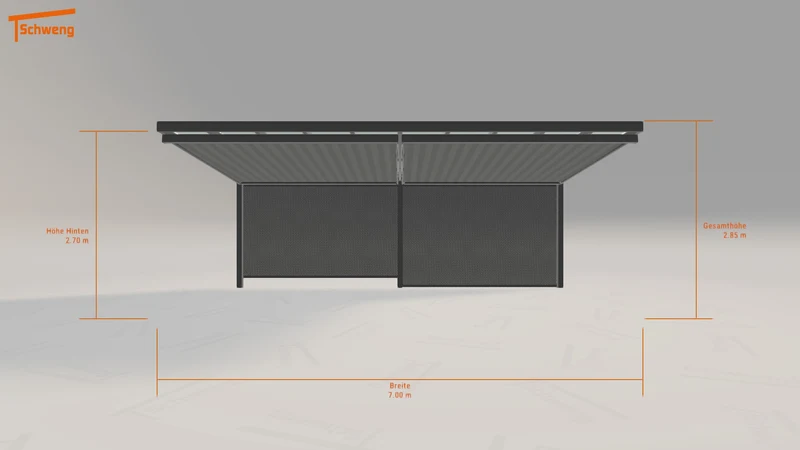 #DE Schweng Terrassenüberdachung S400 (ID qdyvm7)