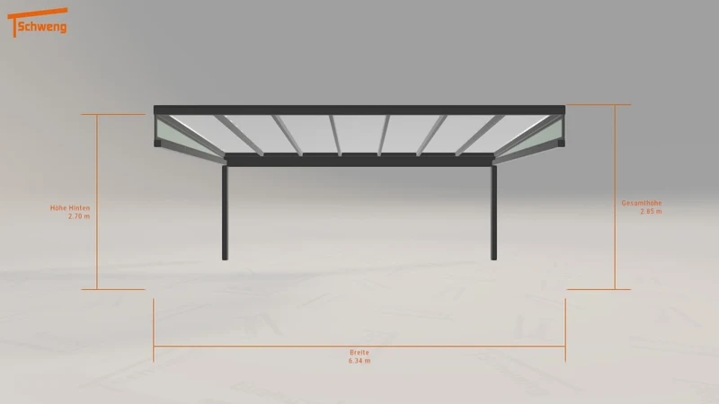 #DE Schweng Terrassenüberdachung S350 (ID dvqn2x)