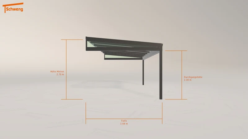 #DE Schweng Terrassenüberdachung S350 (ID dvqn2x)