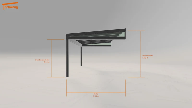 #DE Schweng Terrassenüberdachung S350 (ID dvqn2x)