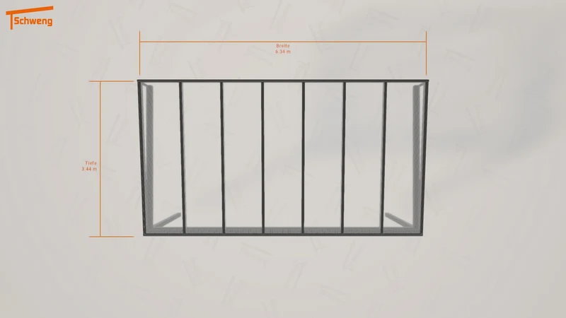 #DE Schweng Terrassenüberdachung S350 (ID dvqn2x)