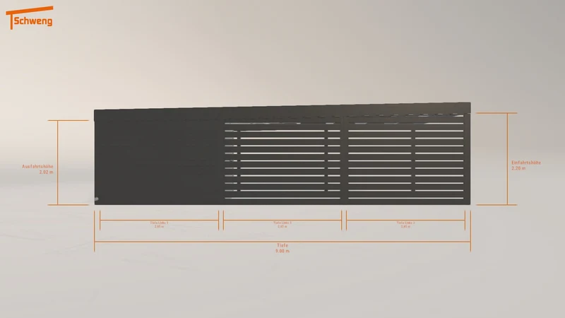 #DE Schweng Flachdachcarport C600 (ID rj58gg) #MTG
