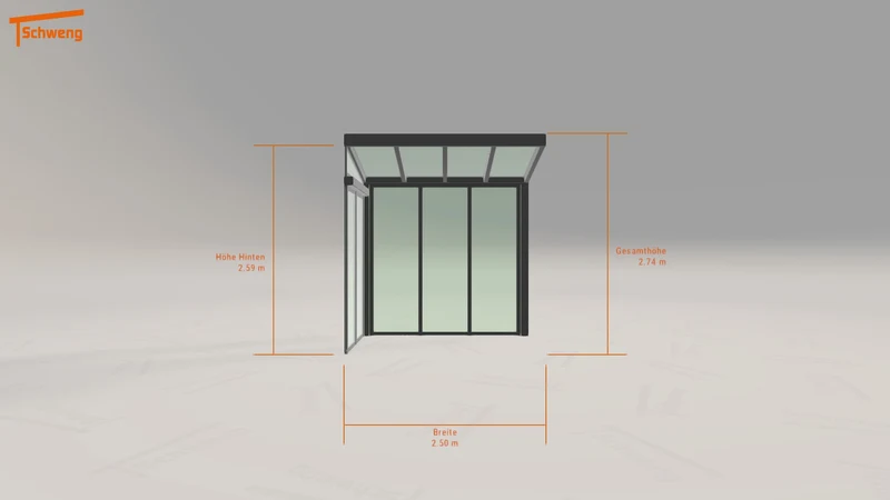 #DE Schweng Terrassenüberdachung S350 (ID bkq43p)