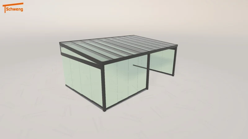 #DE Schweng Terrassenüberdachung S400 (ID 77wjr2)