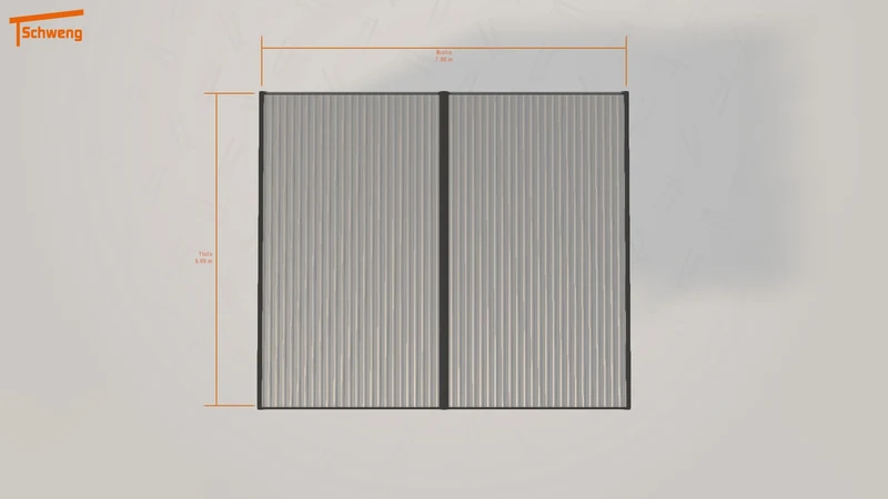 #DE Schweng Flachdachcarport C600 (ID 3375v3)