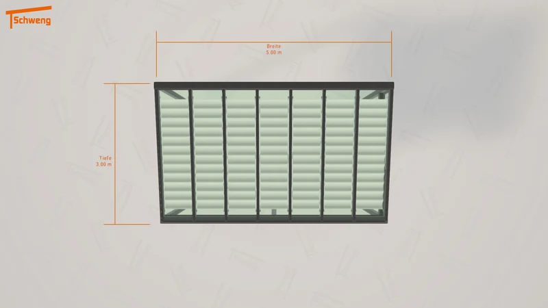 #DE Schweng Terrassenüberdachung S350 (ID ygy74b)