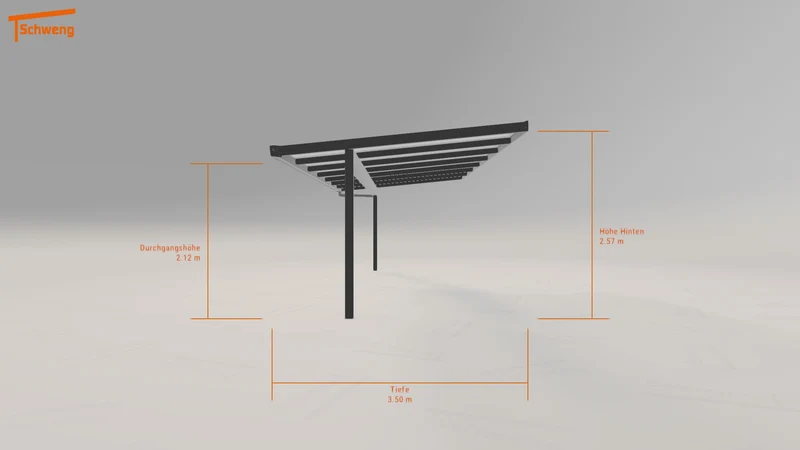 #DE Schweng Terrassenüberdachung S400 (ID jjp92m)