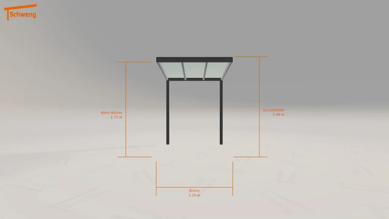 #DE Schweng Terrassenüberdachung S350 (ID 859bmq)