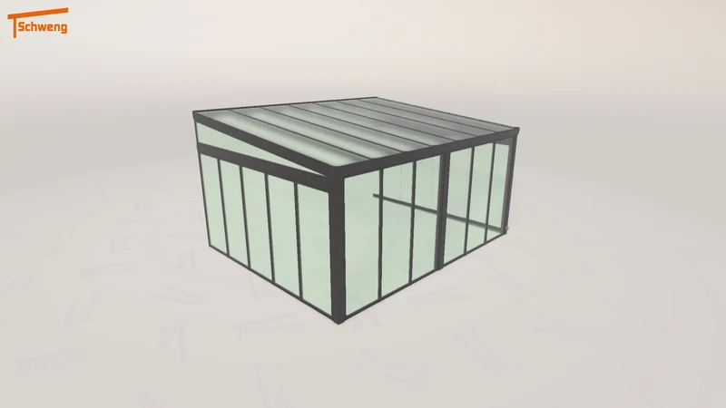 #DE Schweng Terrassenüberdachung S400 (ID 77wwxp)