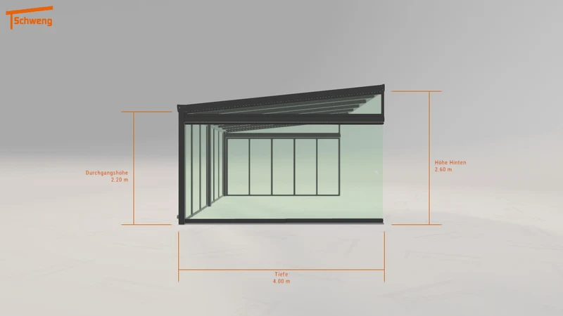 #DE Schweng Terrassenüberdachung S400 (ID 77wwxp)