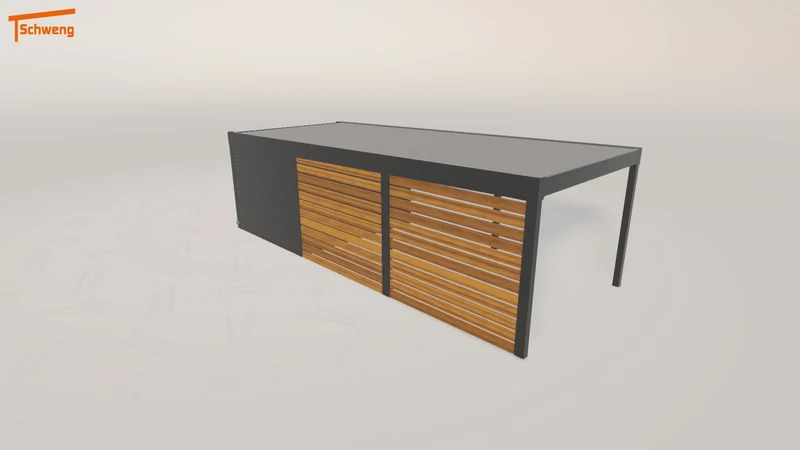 #DE Schweng Flachdachcarport C600 (ID bkqg57) #MTG