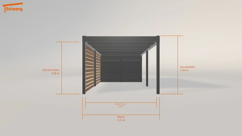 #DE Schweng Flachdachcarport C600 (ID bkqg57) #MTG